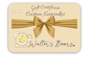 Walter's Bears® Gift Cards