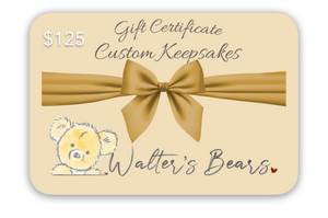 Walter's Bears® Gift Cards