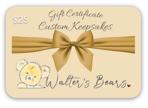 Walter's Bears® Gift Cards