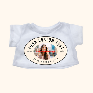 Recordable Teddy Bear & Custom T-Shirt with Photo & Text