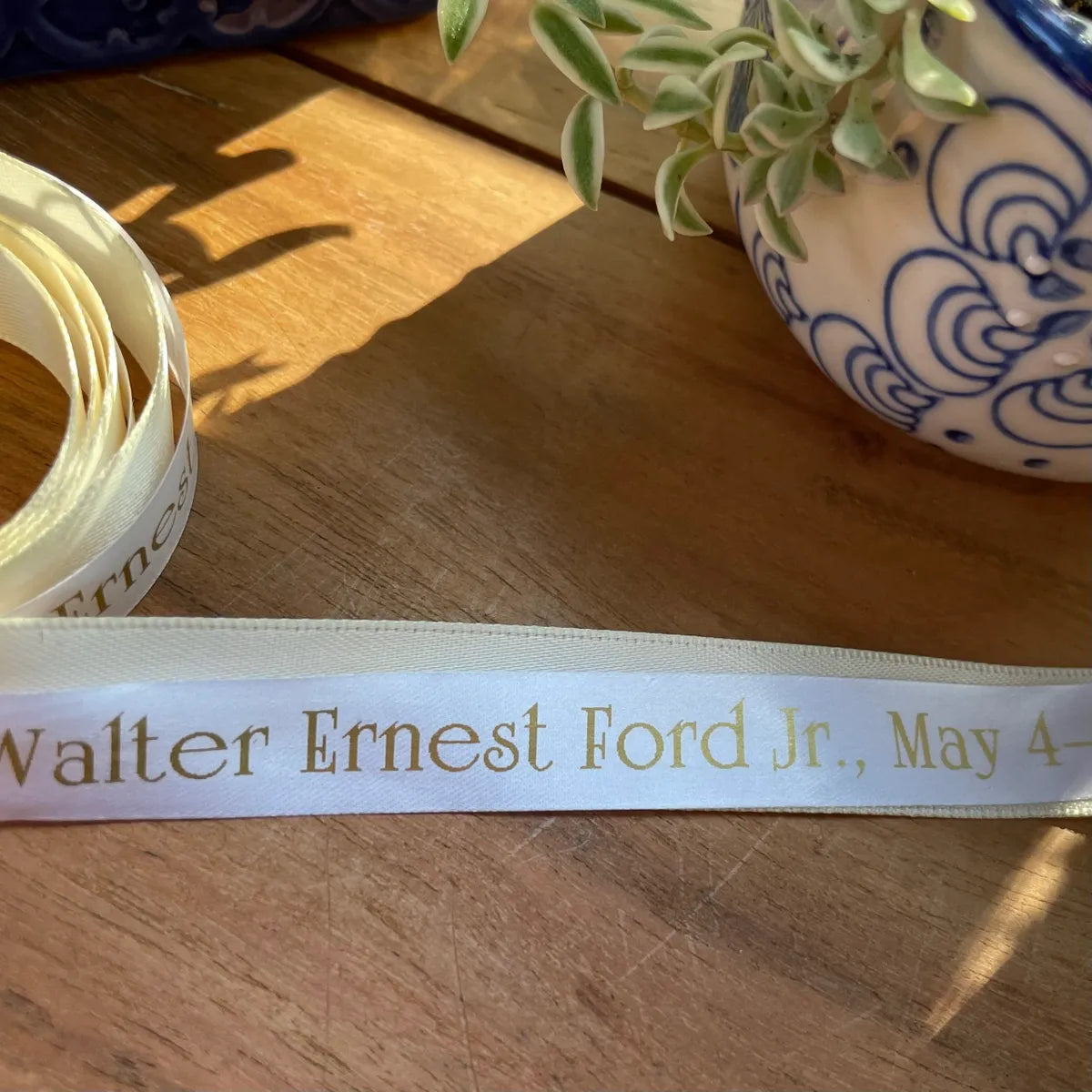Personalized Name Ribbon