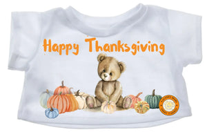 teddy bear shirt thanksgiving