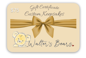 Walter's Bears® Gift Cards