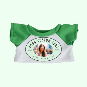 Recordable Teddy Bear & Custom T-Shirt with Photo & Text