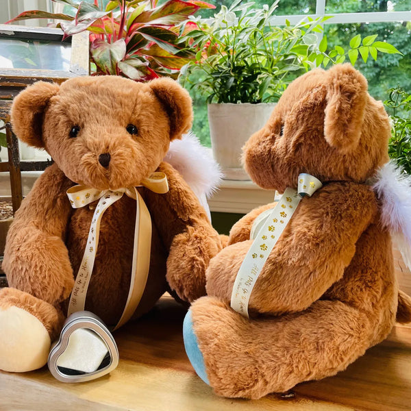teddy bear urn for pet ashes