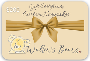 Walter's Bears® Gift Cards
