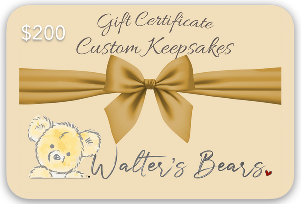 Walter's Bears® Gift Cards