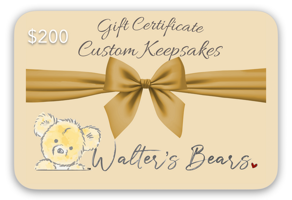 Walter's Bears® Gift Cards