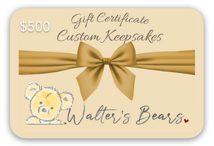 Walter's Bears® Gift Cards