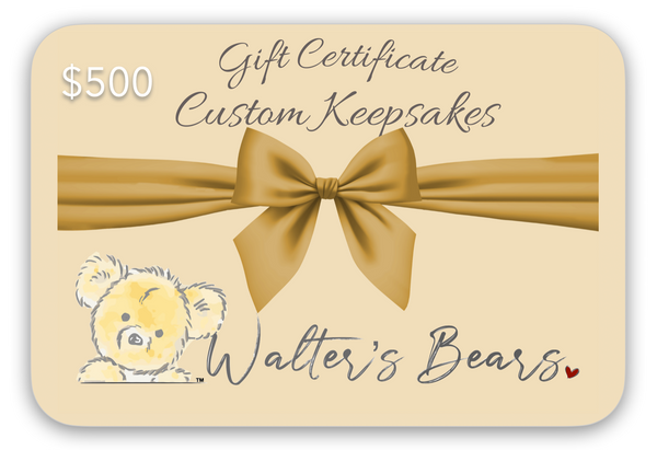 Walter's Bears® Gift Cards