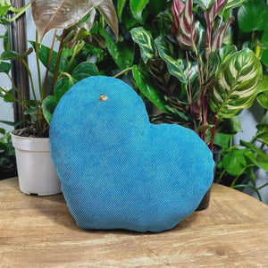 Video for Heartbeat Pillow in Steel Blue: 6" x 8" with a Heartbeat Recorder