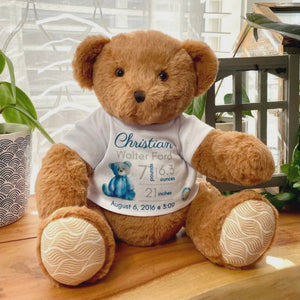 Video for Custom Weighted Infant Loss Bear with Custom T-Shirt